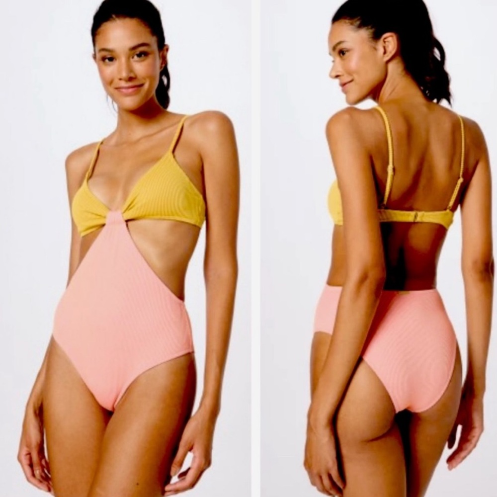 Billabong Hi Life Freya Sunburt Cutout One Piece Swimsuit